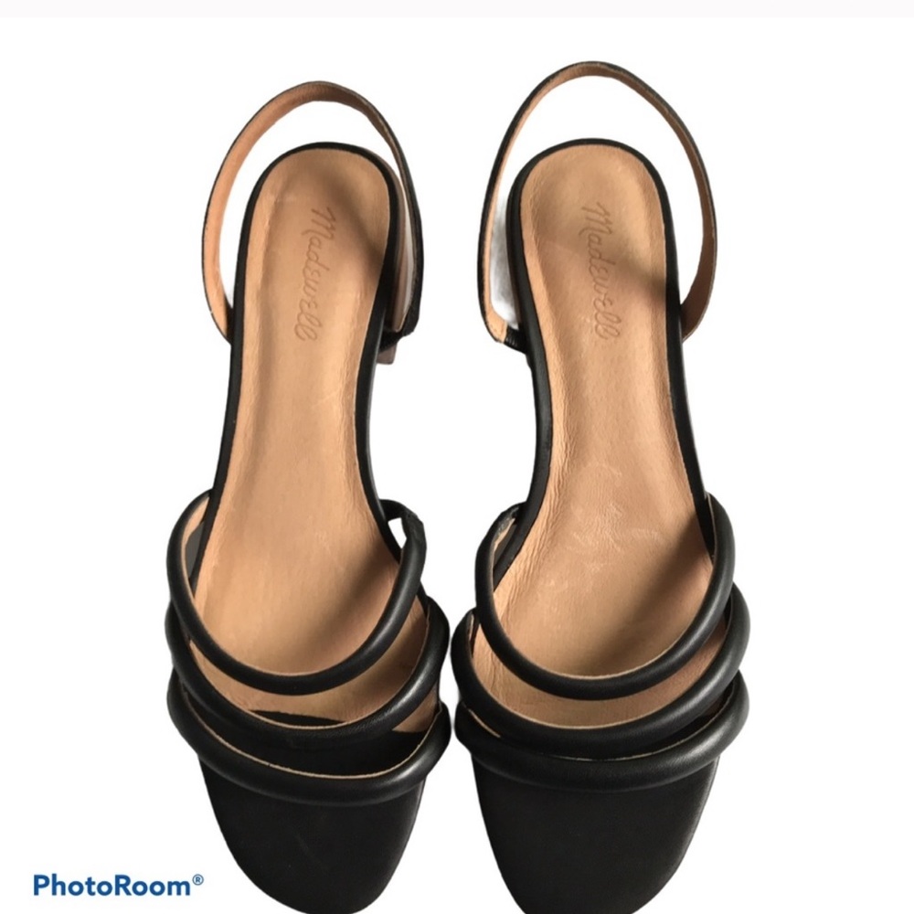 Madewell Black Staples Low/heel Sandals 10